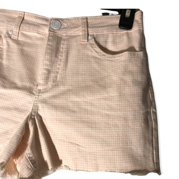LC Lauren Conrad Women’s Shorts Pink Checker Size 8 - Picture 5 of 6